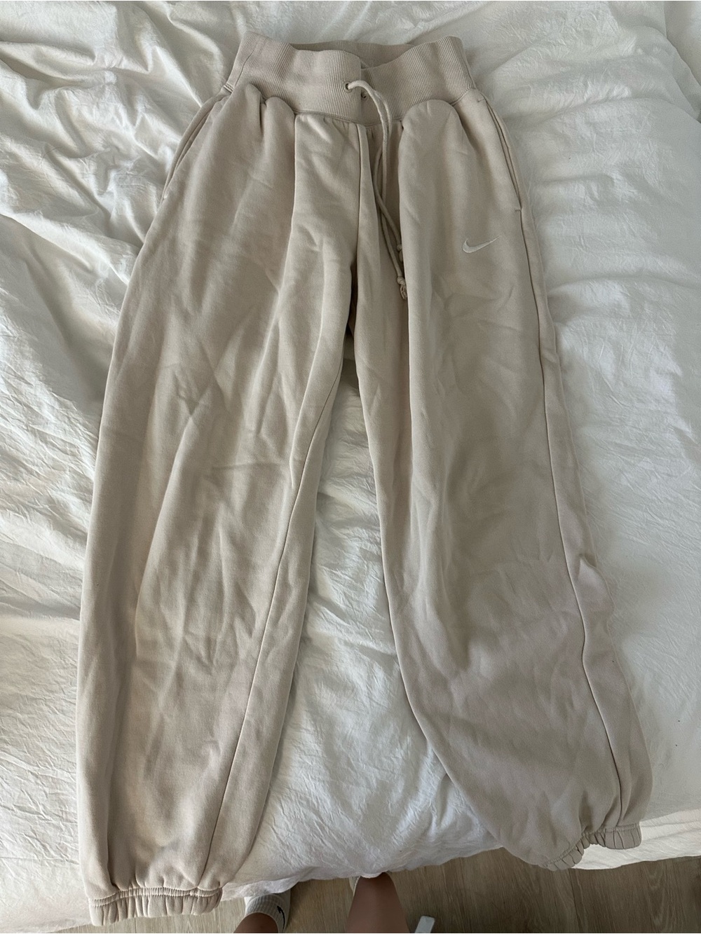 Nike Beige Jogger Sweatpants